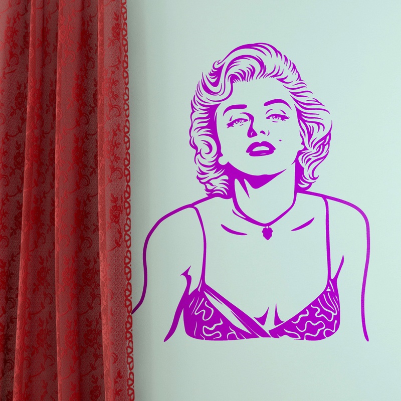 Wandtattoos: Marilyn Monroe