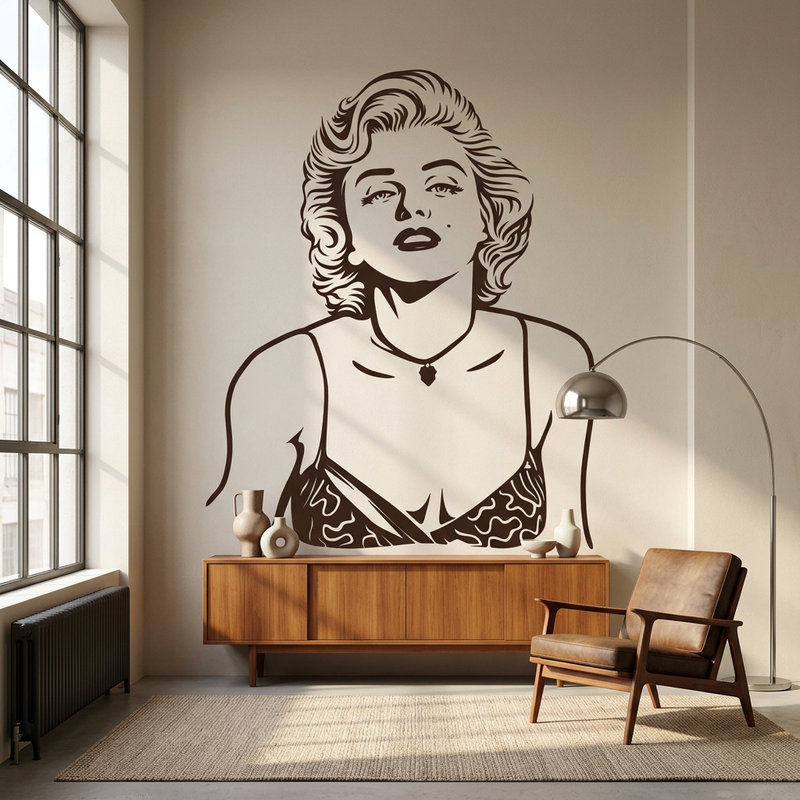 Wandtattoos: Marilyn Monroe