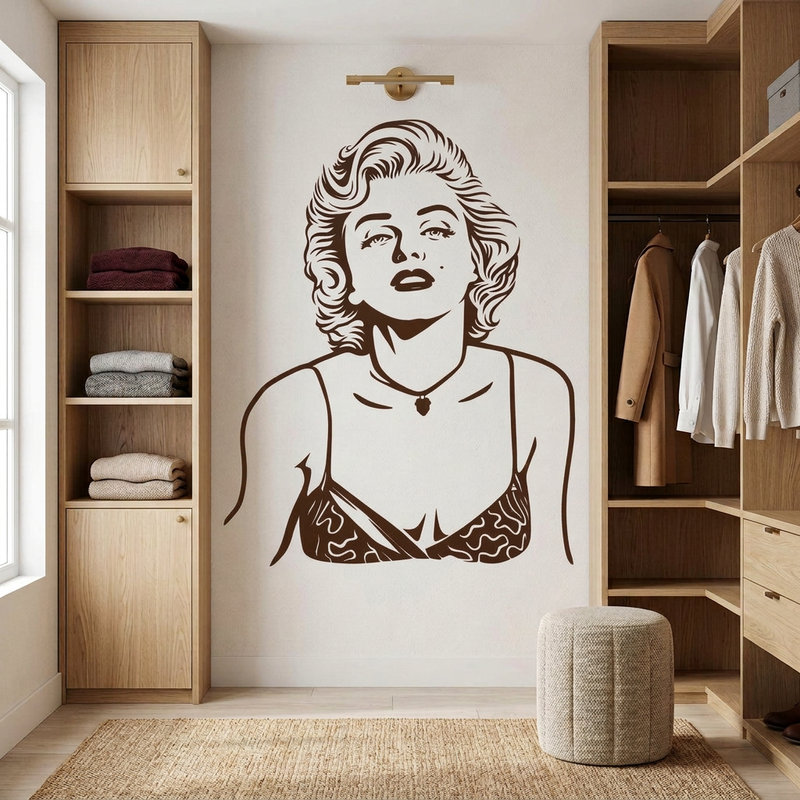 Wandtattoos: Marilyn Monroe