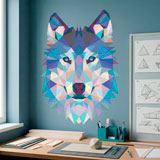 Wandtattoos: Wolfskopf-Origami 23