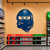 Kinderzimmer Wandtattoo: Gesicht von Lego Ninja. 12