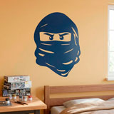 Kinderzimmer Wandtattoo: Gesicht von Lego Ninja. 16