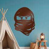 Kinderzimmer Wandtattoo: Gesicht von Lego Ninja. 5