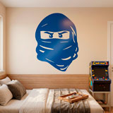 Kinderzimmer Wandtattoo: Gesicht von Lego Ninja. 10