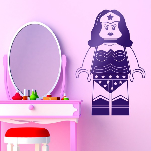 Kinderzimmer Wandtattoo: Abbildung Lego Wonder Woman