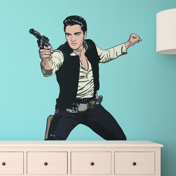 Wandtattoos: Elvis Han Solo
