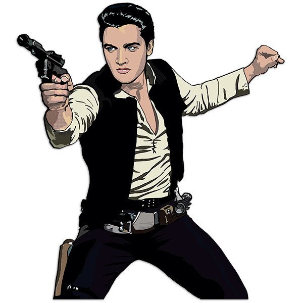 Wandtattoos: Elvis Han Solo