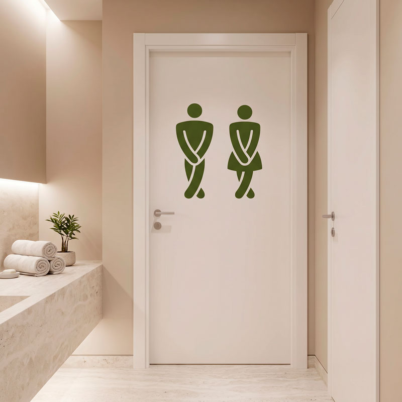 Lustig Bad WC-Symbole 5/10