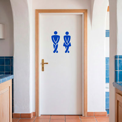 Lustig Bad WC-Symbole 9/10