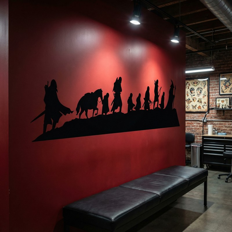 Wandtattoos: Skyline Der Herr der Ringe