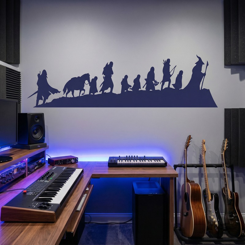 Wandtattoos: Skyline Der Herr der Ringe