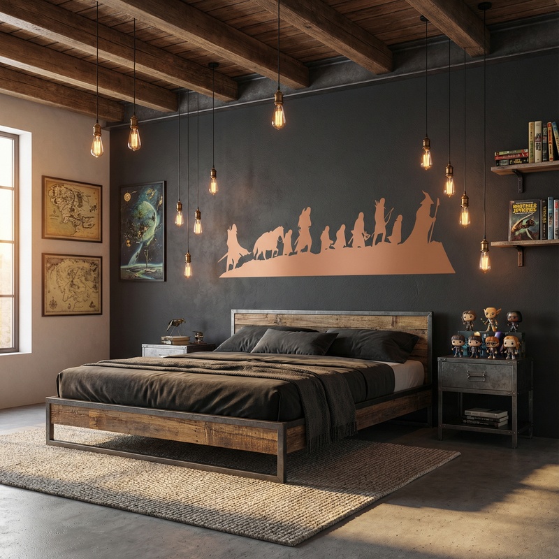 Wandtattoos: Skyline Der Herr der Ringe