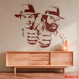 Wandtattoos: Bud Spencer und Terence Hill 4