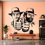 Wandtattoos: Bud Spencer und Terence Hill 9