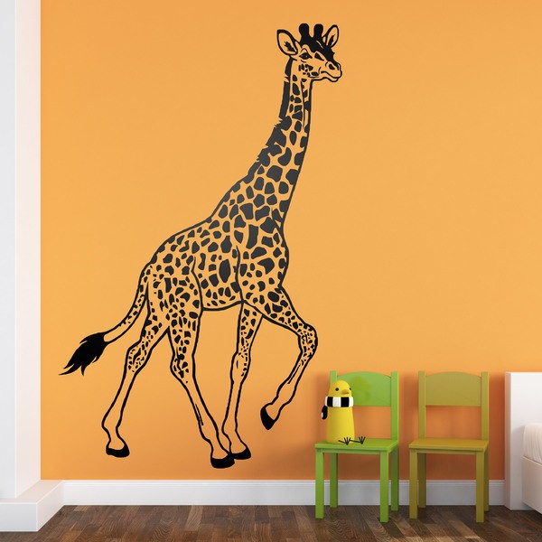 Wandtattoos: Giraffe zu Fuß