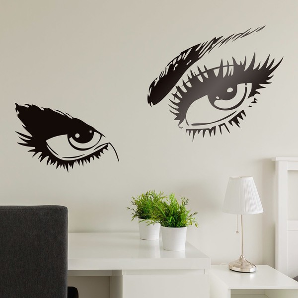 Wandtattoos: Feminine Augen