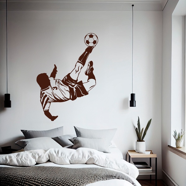 Wandtattoos: Fußballer Fallrückzieher