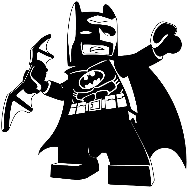 Kinderzimmer Wandtattoo: Figur von Lego Batman