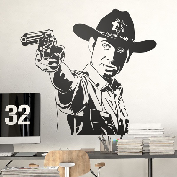 Wandtattoos: Rick Grimes