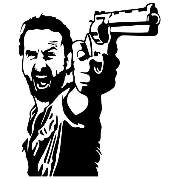Wandtattoos: Rick Grimes TWD