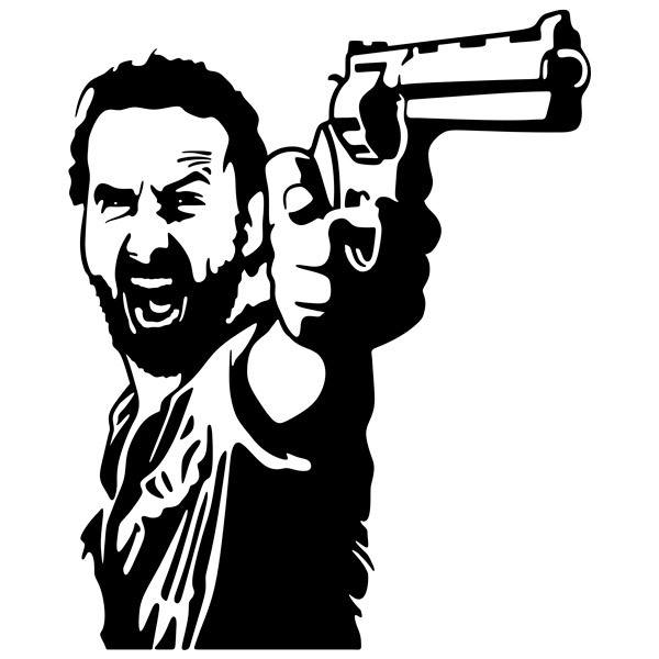 Wandtattoos: Rick Grimes TWD