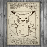 Wandtattoos: Pikachu Vitruvius 3
