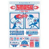 Wandtattoos: Mario Bros. vs. Megaman. 4