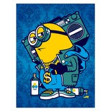 Wandtattoos: Klebstoff Poster Minion Bomb Box Graffiti 4