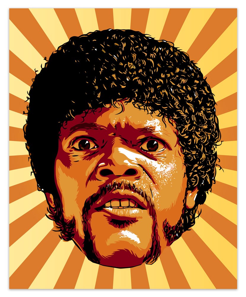 Wandtattoos: Jules Winnfield, Pulp Fiction