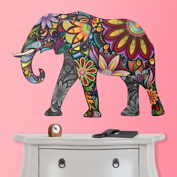 Wandtattoos: Hindischer Elefant