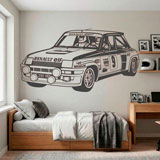 Wandtattoos: Renault 5 Turbo Rally 7