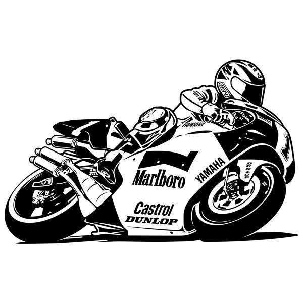 Wandtattoos: Wayne Raineys Motorrad
