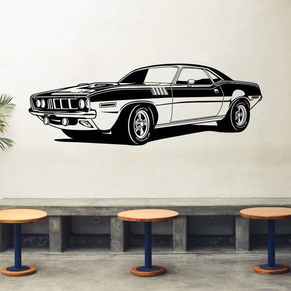 Wandtattoos: Ford Mustang Muscle Car