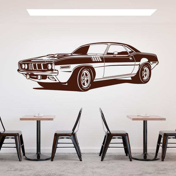 Wandtattoos: Ford Mustang Muscle Car