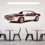 Wandtattoos: Ford Mustang Muscle Car 2
