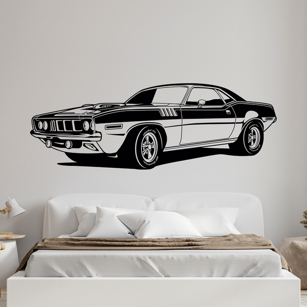 Wandtattoos: Ford Mustang Muscle Car