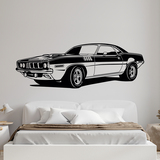 Wandtattoos: Ford Mustang Muscle Car 3