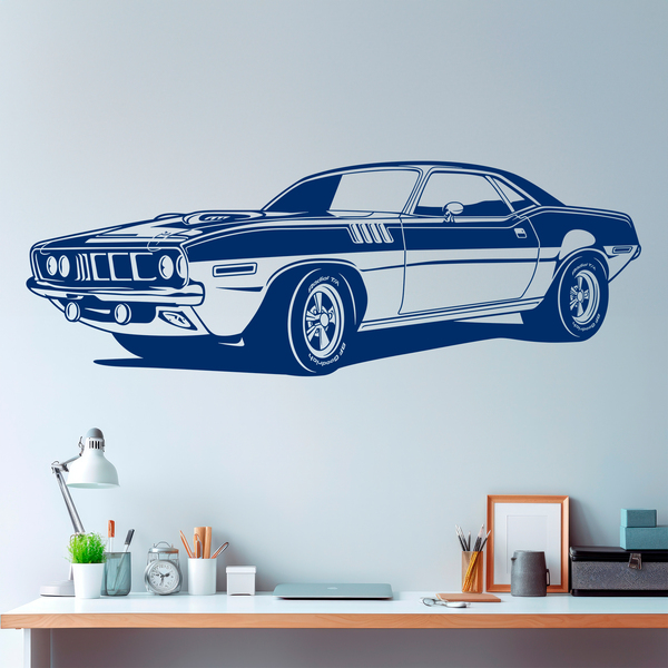 Wandtattoos: Ford Mustang Muscle Car