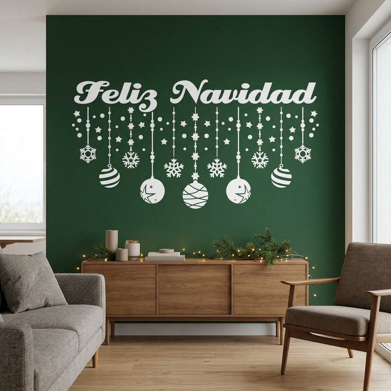 Wandtattoos: Weihnachtsschmuck 