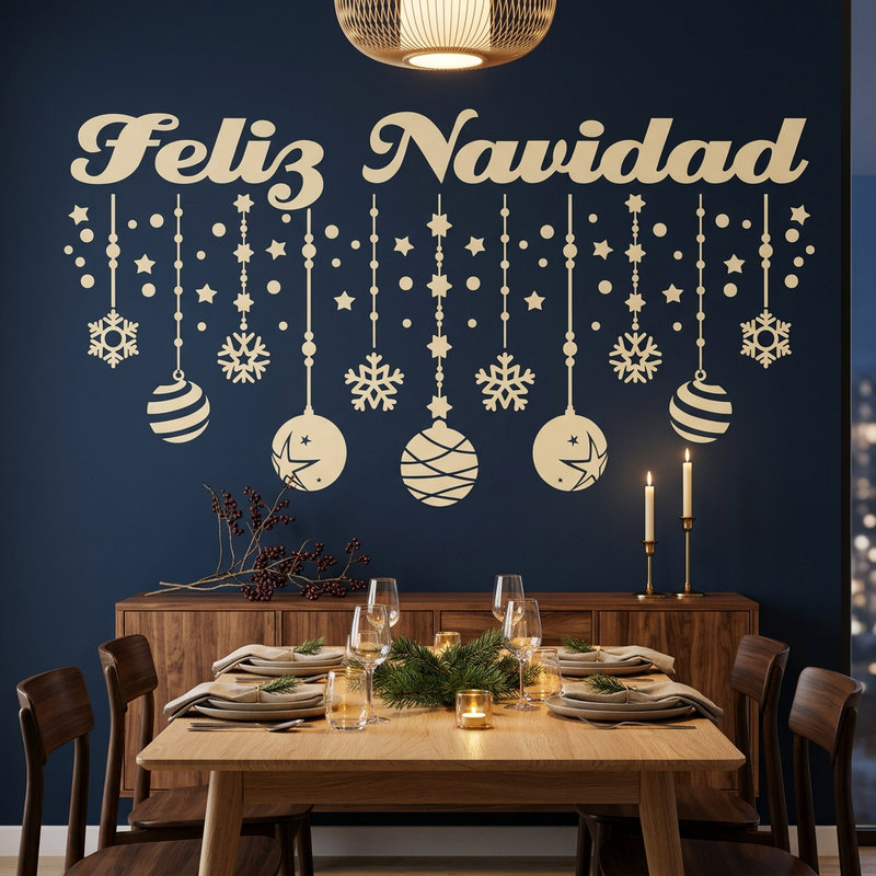 Wandtattoos: Weihnachtsschmuck 