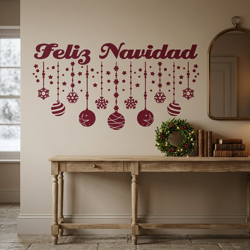 Wandtattoos: Weihnachtsschmuck 
