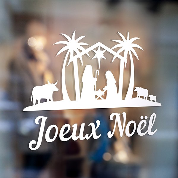 Wandtattoos: Joyeux Noël im Portal von Bethlehem