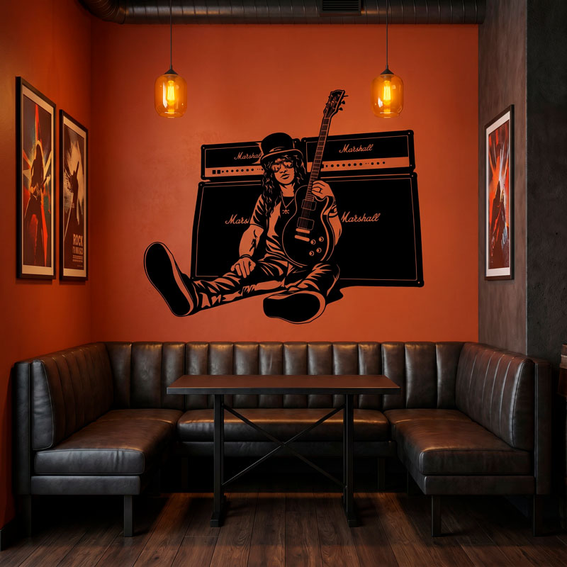 Slash, Gitarre und Lautsprecher 6/9