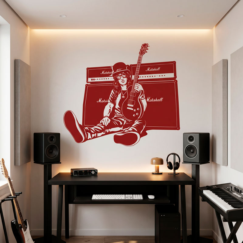 Slash, Gitarre und Lautsprecher 7/9