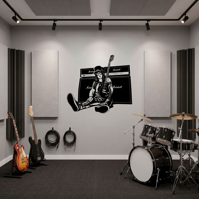 Slash, Gitarre und Lautsprecher 9/9