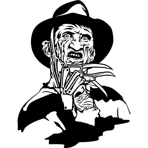 Wandtattoos: Freddy Krueger