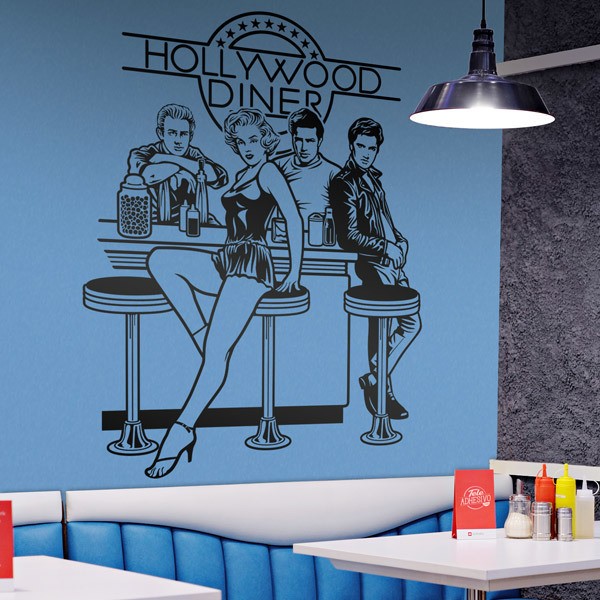 Wandtattoos: Hollywood-Diner