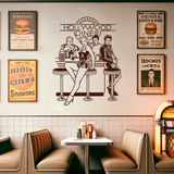 Wandtattoos: Hollywood-Diner 4