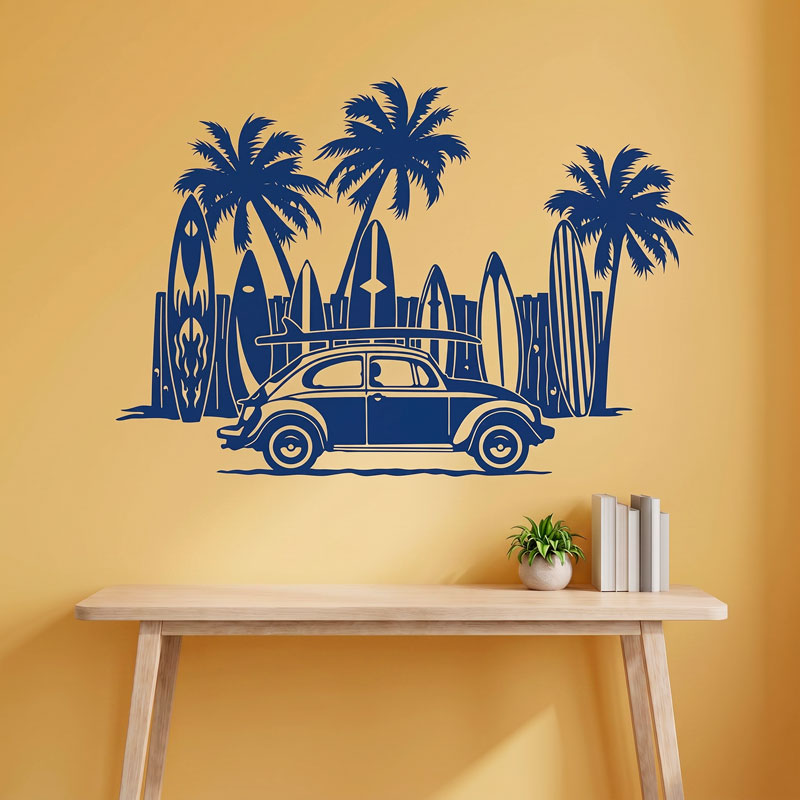 Volkswagen, Surfbretter und Palmen 8/9