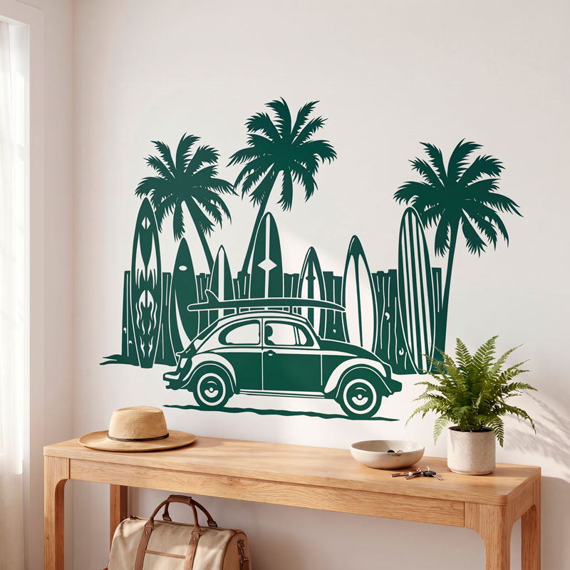 Volkswagen, Surfbretter und Palmen 9/9